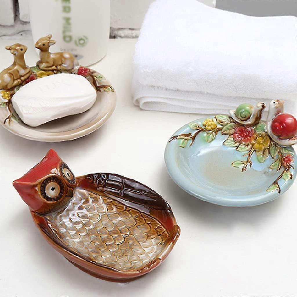 Ceramics Soap Dishes Soap Boxes For Bathroom Home Soap Soap Soap Container