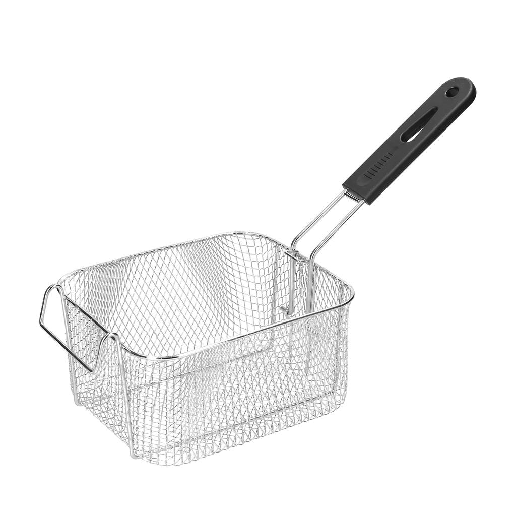 Электрическая фритюрница из нержавеющей стали, фритюрница для курицы, емкость масла 6 л, со съемной жаркой