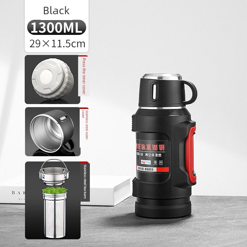 New Arrival 316 Stainless Steel Thermal Pot Large Capacity Vacuum Cup Outdoor Car Portable Kettle Household Kettle 6L