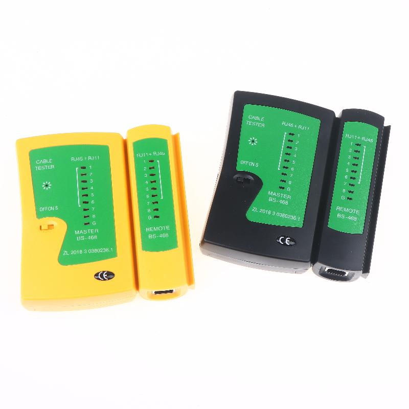 468 Инструмент для тестирования сети Тестер сетевого кабеля Ethernet, Инструмент для проверки подключения экранированного кабеля UTP/STP и телефонной линии