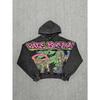 FolwStreet Street Clothing Printing Y2K Hoodle Men Women Zippered Pocket Hoodle