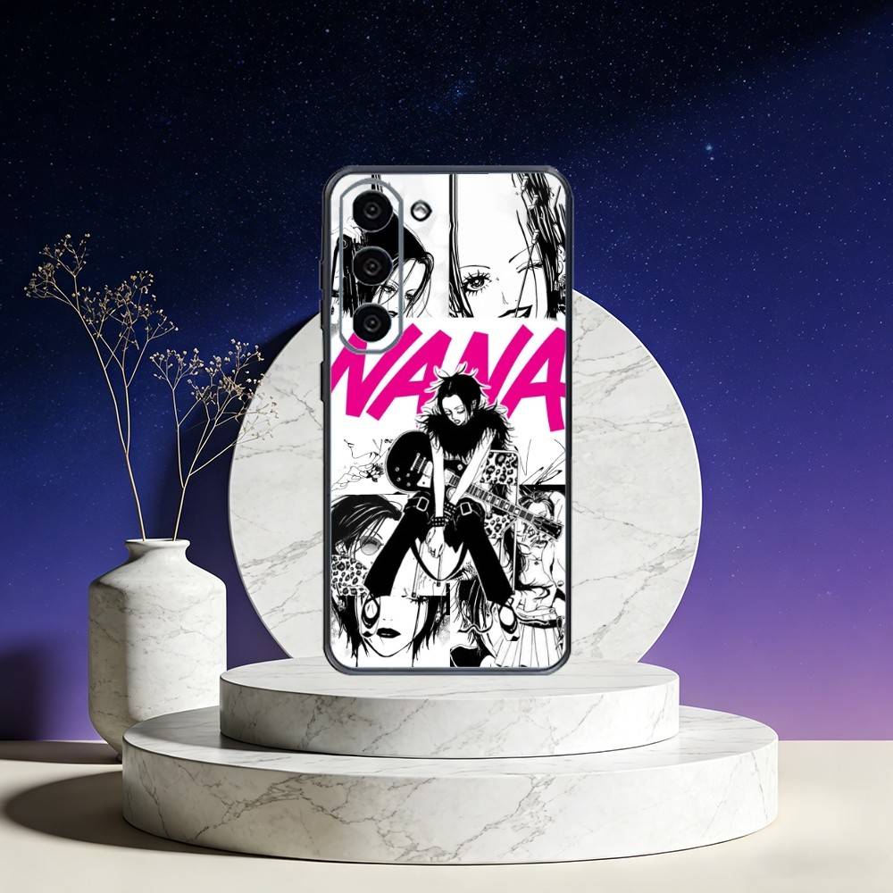 A-Аниме N-Нана Осаки Чехол для телефона Samsung Galaxy A73,A72,A71,A70,A53,A52,A51,Другие Мягкий черный чехол