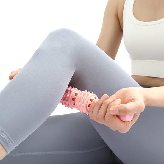 Massage Roller Muscle Sore Pain Relief Deep Tissue Relaxation Physical Therapy Hand Waist Leg Arm Belly Back Full Body Roller Massager Stick