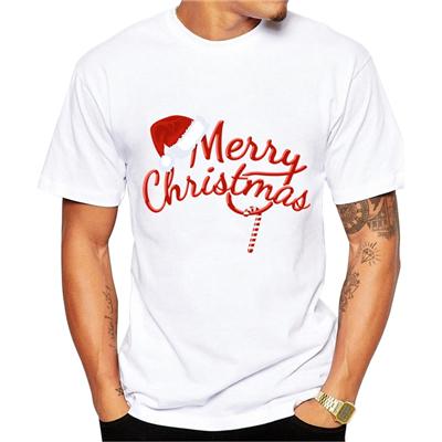 Merry Christmas T Shirts Men 2019 New Arrival Letters Printing Tshirt chemise homme Funny Gift for Mens roupa masculina gt167