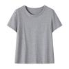 Yiershuang Women's Pure Cotton Antibacterial Short Sleeve T-Shirt
