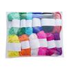 12 Assorted Colors Children DIY Knitting Wool Yarn Crochet Acrylic Fiber Line