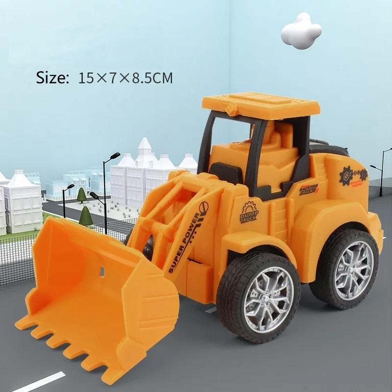 1pc Engineering Car Vehicle Toys Plastic Diecast Construction Excavator Model Truck For Children Kids Boys Funny Birthday Gift