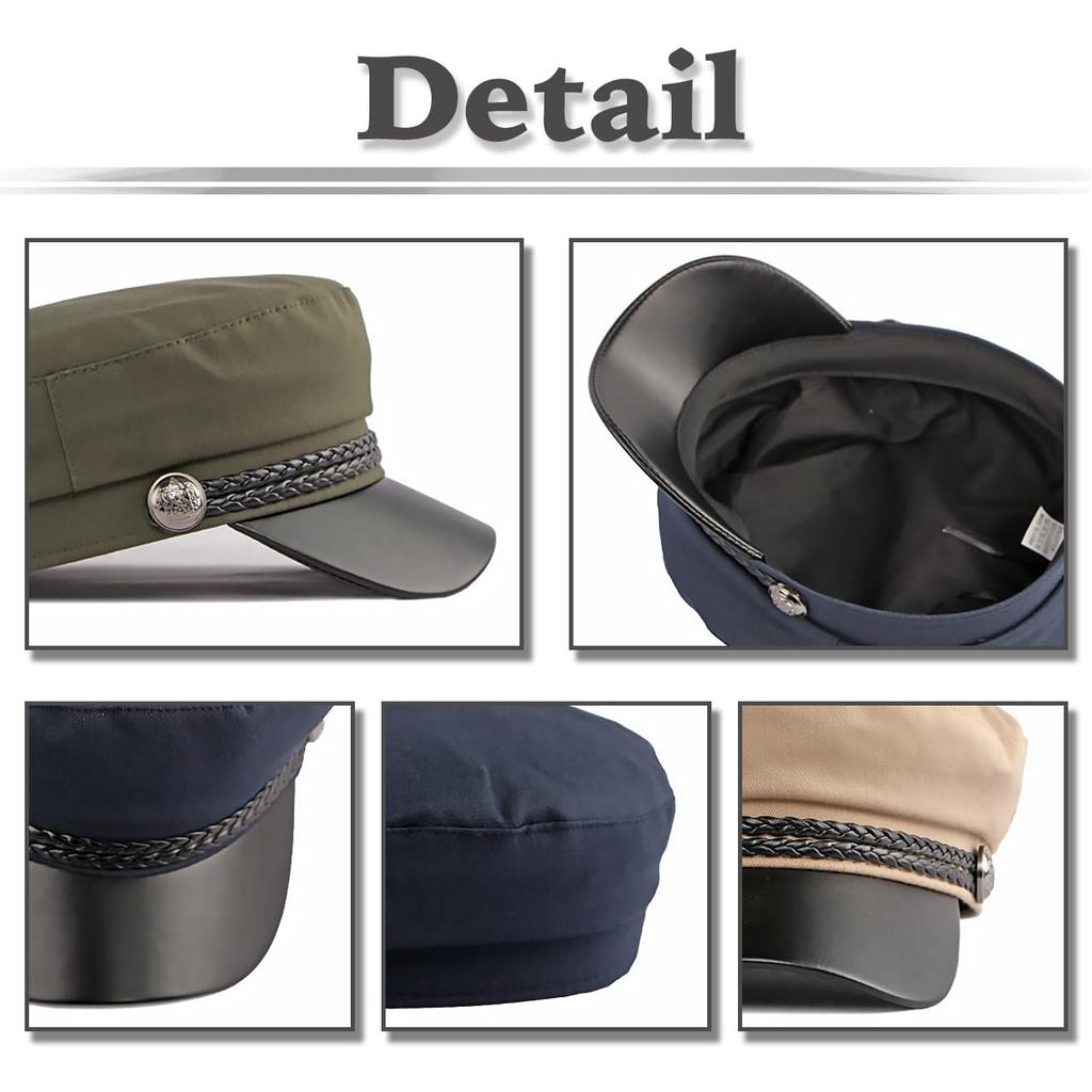 Морская длинная кепка газетчика для выхода для женщин и кепка CZ094 [Белый Клык], Лицо, Кепка, Шляпа, Стильный, На выход, Мужчины, (черный)