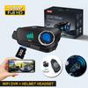С 32G TF картой мотоцикл DVR 1080P видео WIFI камера рекордер громкой связи HD водонепроницаемые наушники шлем гарнитура 1500 мАч