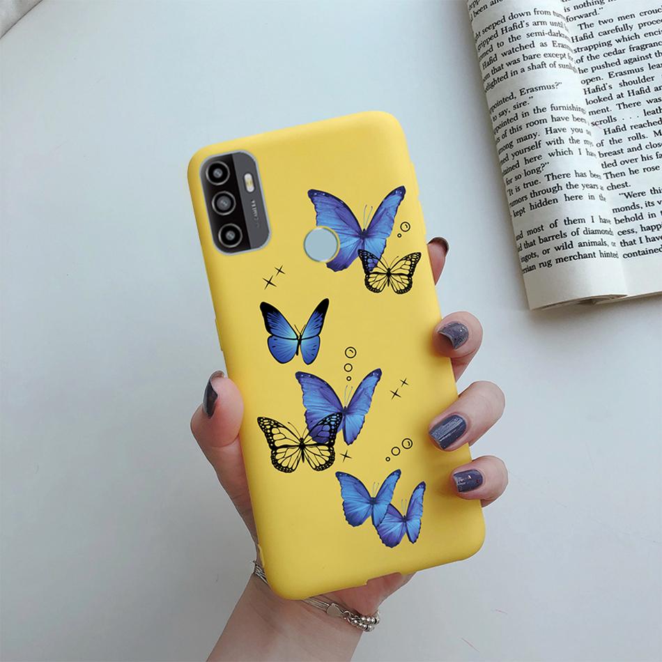 Чехол для OPPO A53S 2020 Мультяшный Coque Сердце Нарисованный Силиконовый Задняя Панель Телефона Для oppo a53s A 53s A53 s oppoa53 2020 Чехол-Ракушка