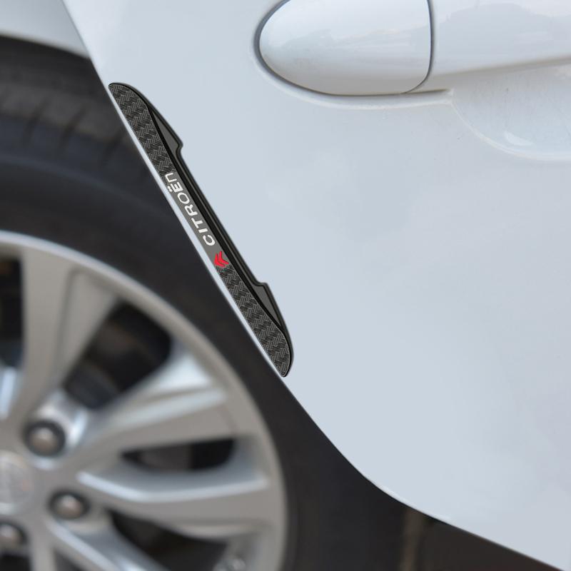 OAUH2 4Pcs Car Door Sticker Protector Strip Edge Guards For Citroen C4 C1 C5 C3 C6 C5 C8 DS C-ELYSEE VTS C4l Xantia DS3 Accessories