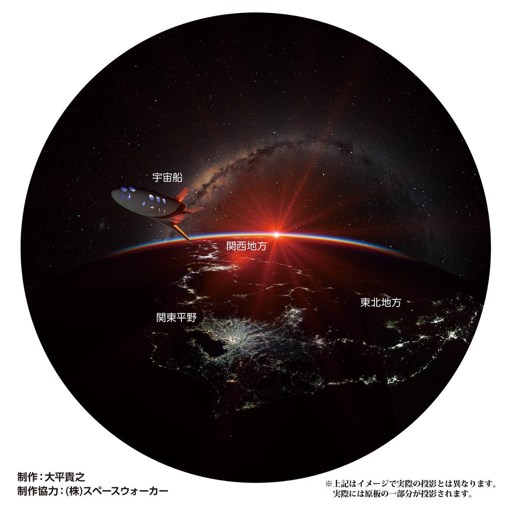 SEGA FAVE Home Planetarium Color Plate Software As Seen from a Produced by Takayuki Ohira "HOMESTAR Series" "Earth Spaceship" PKG-81133A