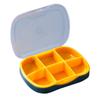 4/6 ячеек водонепроницаемый органайзер для таблеток портативный квадратный контейнер для таблеток еженедельный разделитель для таблеток чехол для хранения