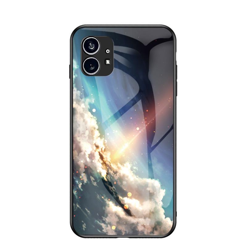 Чехол Nothing Phone Starry Sky Glass - защитный чехол с мягким краем