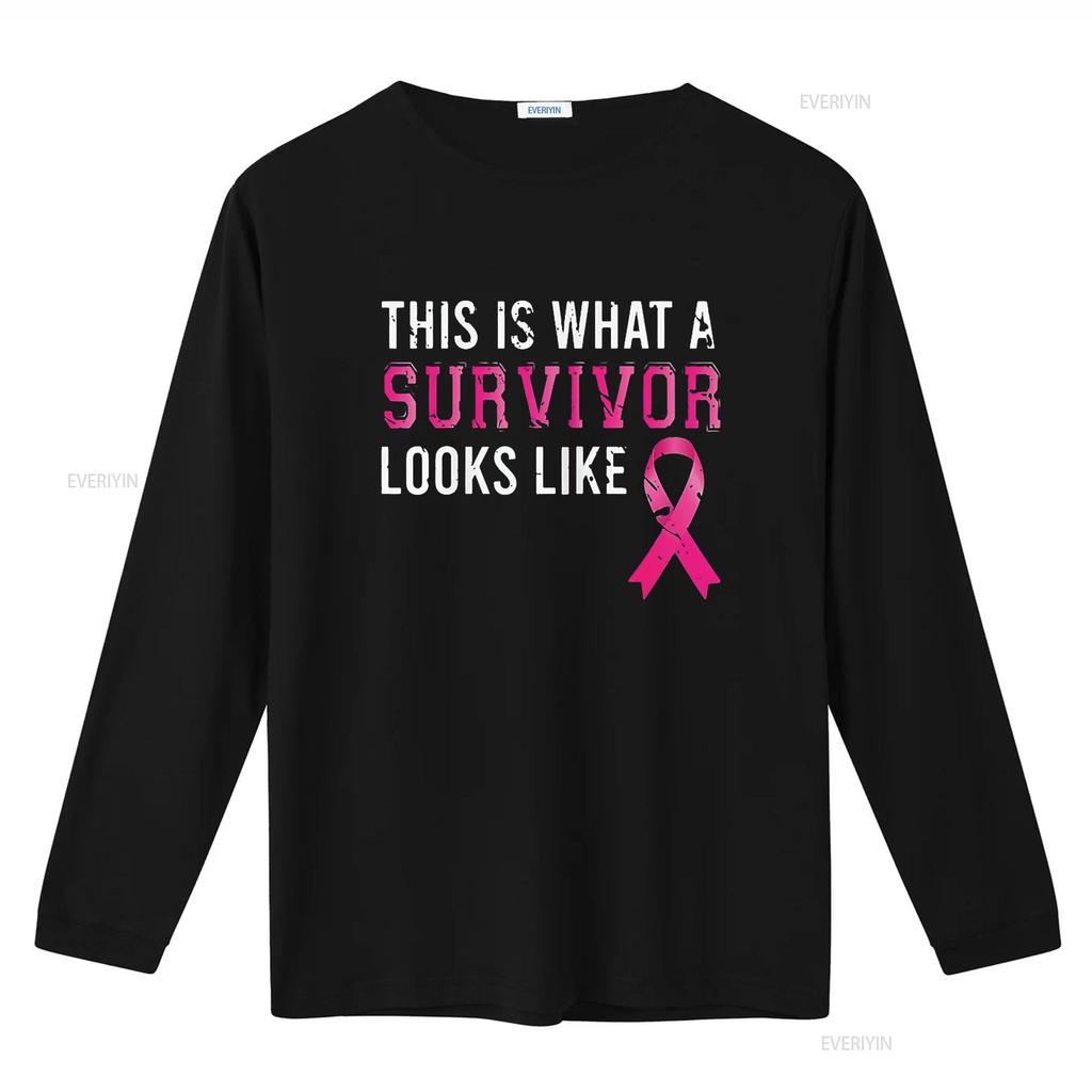 Cancer Survivor Women Breast Awareness T Shirt Black 2XL vintage Washed Stylish fashion Versatile Comfortable Breathable