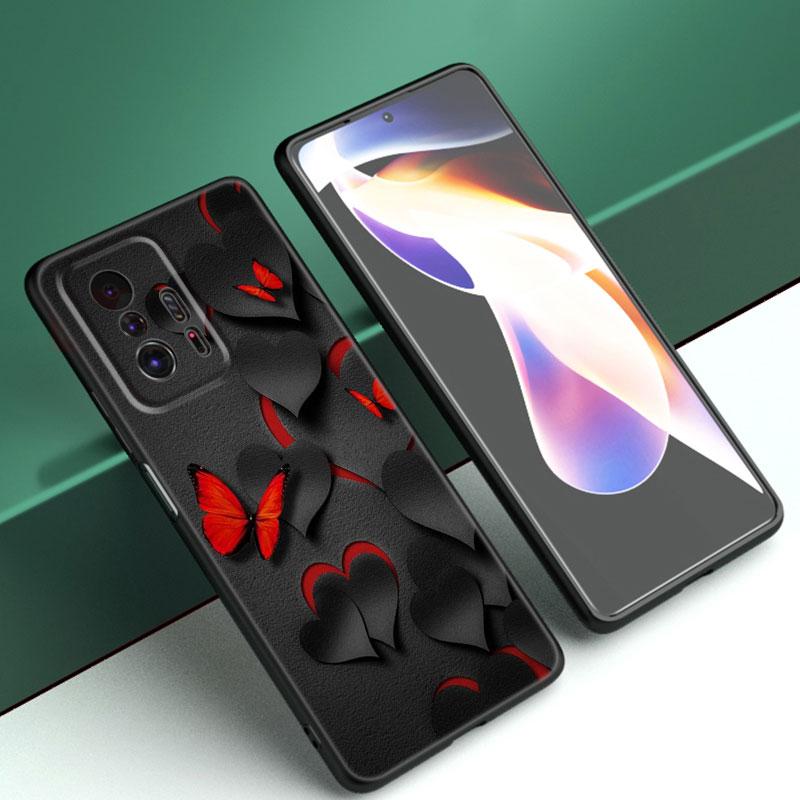 Чехол для телефона Kpop Love On The Finger для Xiaomi Mi A2 8 9 SE Note 10 10T 11 12 Lite 9T 11T 12S 12T Pro A3 6X 12X, черный чехол из ТПУ