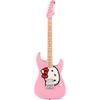 Limited Edition Hello Kitty Stratocaster with Gig Bag, Hello Kitty Graphic Pickguard, Maple Fretboard, Pink