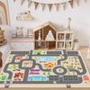 Kids' Traffic City Play Mat with Roads and Parking for Crawling and Toy Cars