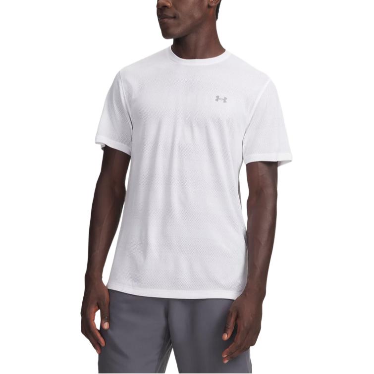 Under Armour Velociti Свободная Спортивная Футболка для Бега Фитнеса Тренировок Дышащая Удобная Мягкая Мужские Топы 6009517-100