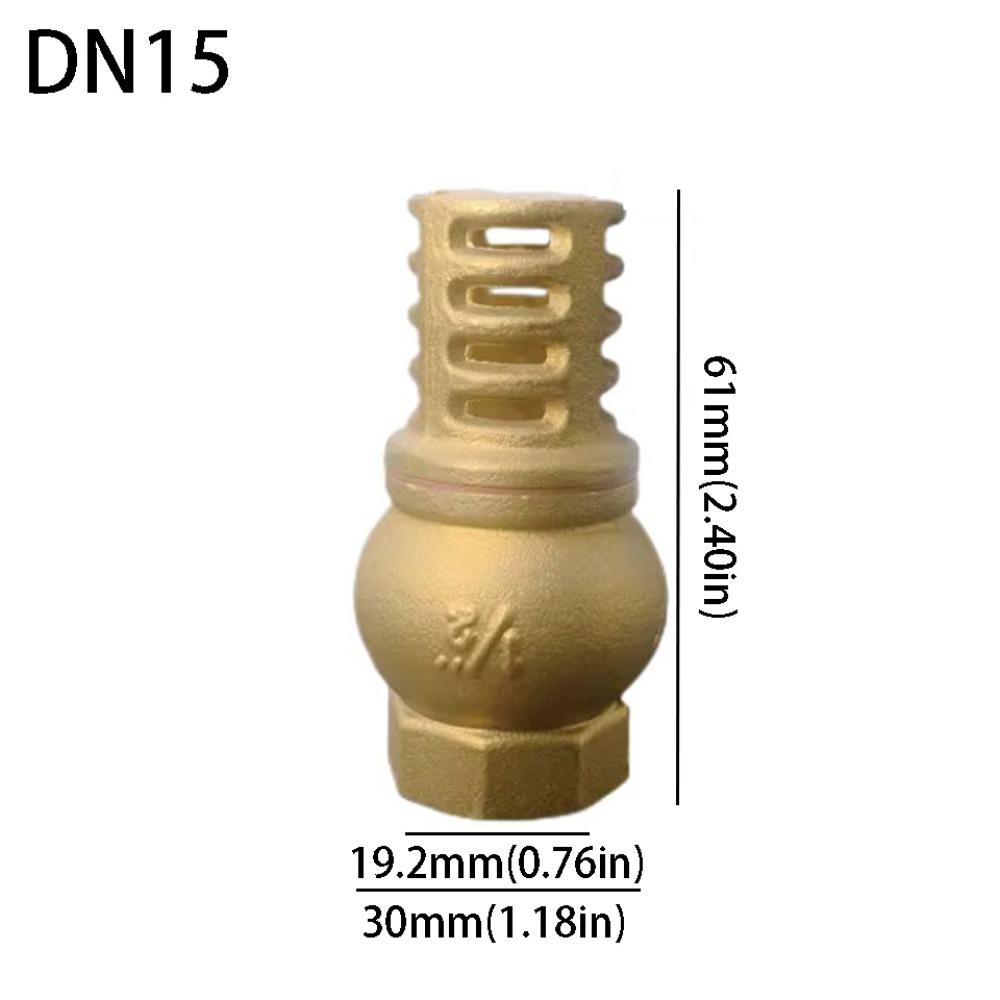 Anti Backflow Bottom Valve Female Thread Check Valve Brass Brass Foot Valve  Direct Supply
