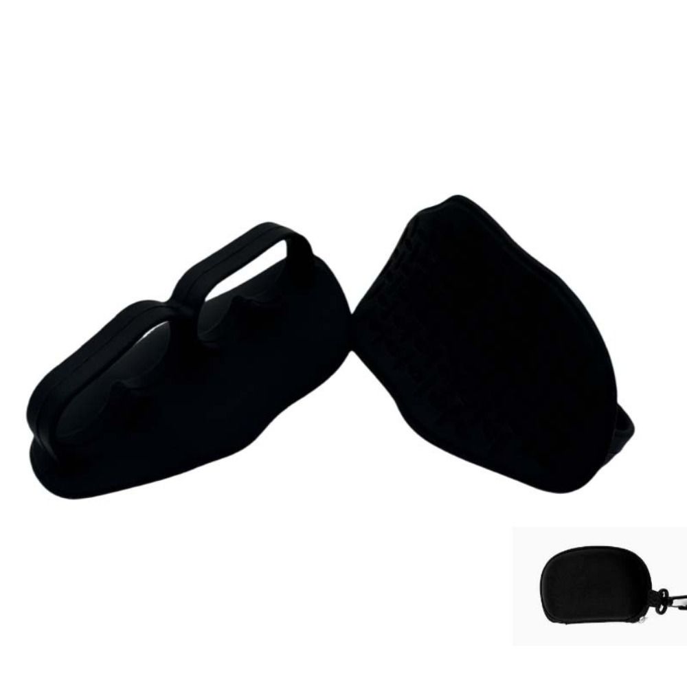 1 Pair Anti-slip Grip Strength Trainer Double Hole Training Hand Guard  Men Women