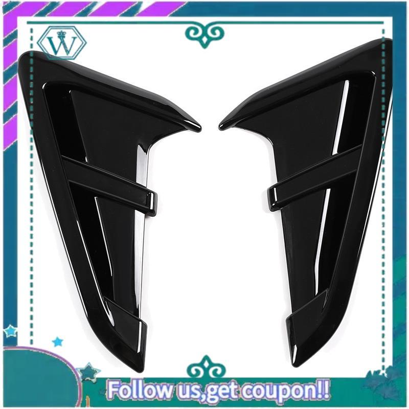 AA92-2Pcs Car Side Fender Air Vents Grille Trim Fit For BMW X3 X4 G01 G02 X3M X4M 2018