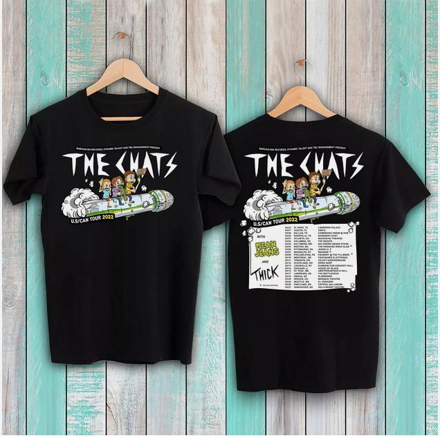 The Chats Band Tour Black 2side Cotton All Size To 5XL Shirt. Unisex T-Shirt