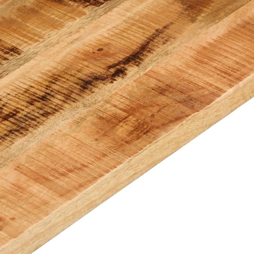 Vidaxl Blat Do Stołu, 100X70X2,5 Cm, Prostokątny, Surowe Drewno Mango