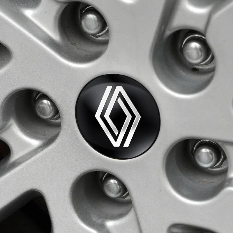 2026 Hot For Renault Hub Caps 56mm 60mm 65mm Car Wheel Hub Center Cover Logo Sticker For Renault Clio 4 Megane 2 3 Captur Trafic