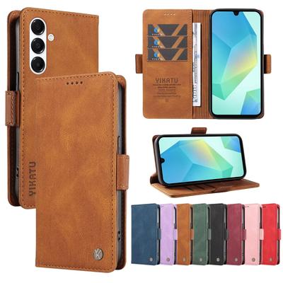 Кожаный чехол-кошелек для Samsung Galaxy A06 A05S A22S A22 5G A21S A21 A20 A16 A15 A14 A13 Lite 4G A12 A10 A9 A8 A7 A6 Plus A5 A3
