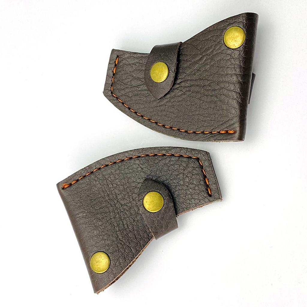 Чехол для топора из искусственной кожи, чехол для топора с креплением на талии и зажимом на кнопку, кожаный чехол для топора