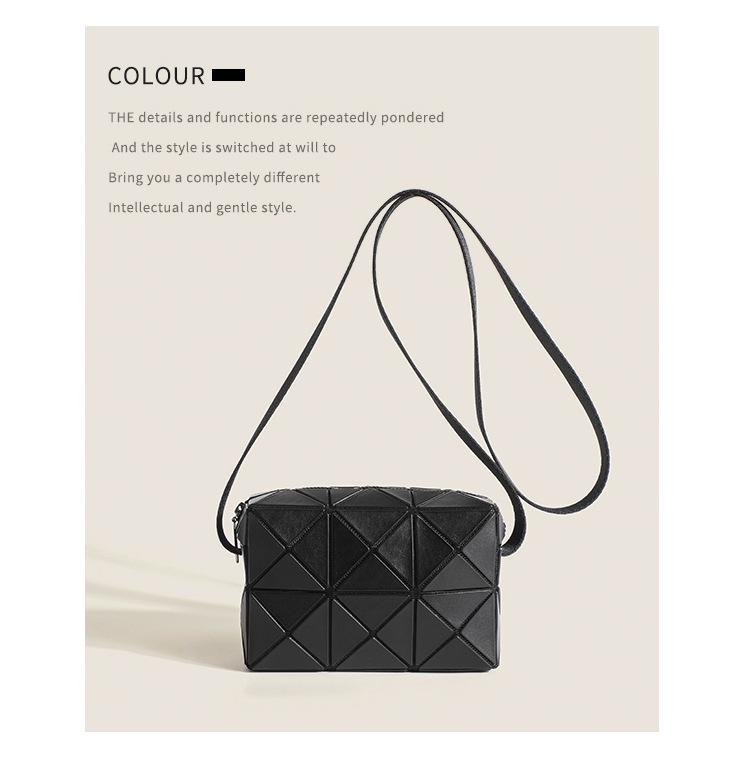 Miyake 2024 женская сумка-мессенджер с геометрическим узором и ромбами Cupid, небольшой квадратный универсальный дизайн