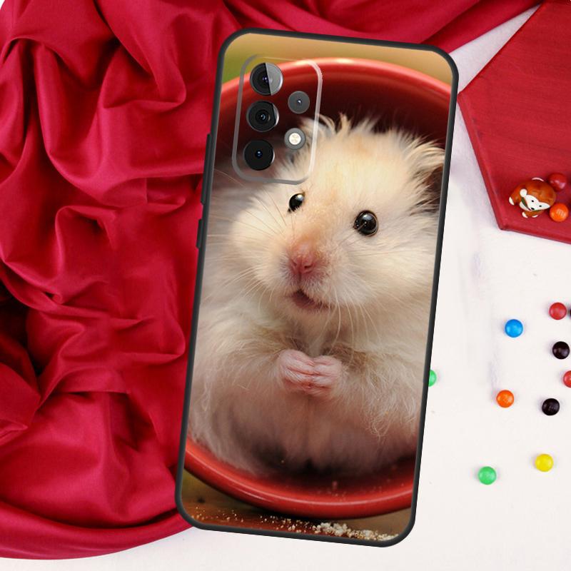 Милый Милый Питомец Хомяк Чехол Для Samsung Galaxy A54 A34 A14 A13 A23 A33 A53 A73 A12 A22 A32 A52 A51 A71 Чехол