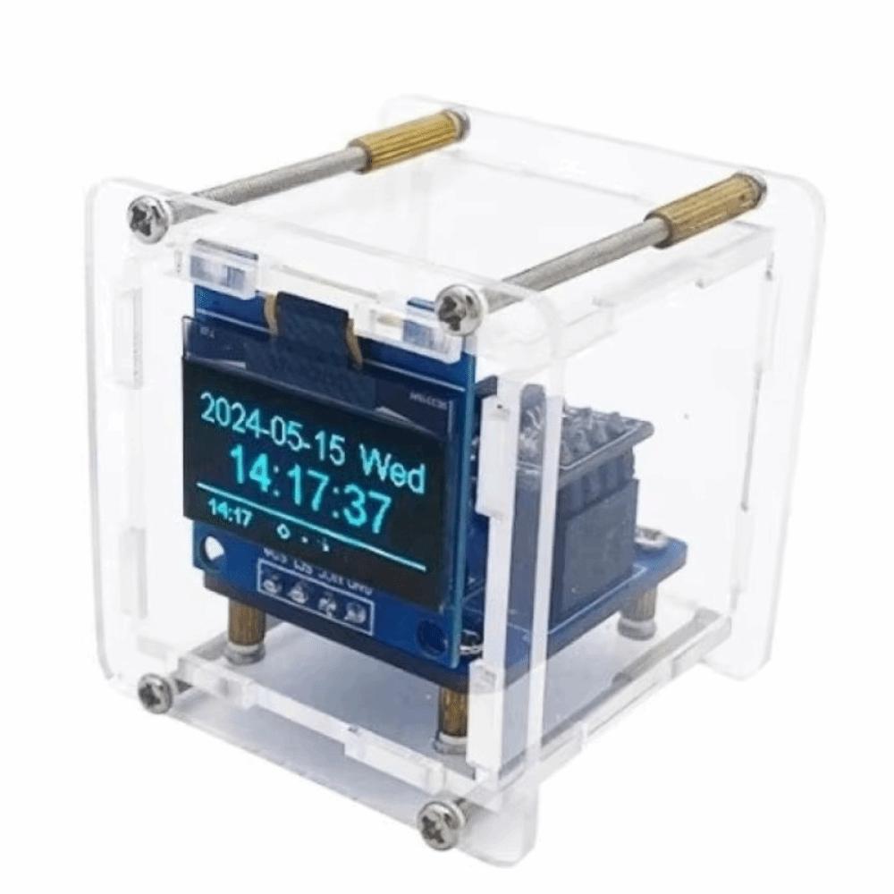 Time Temperature Humidity Digital Clock Kits DIY Clock Soldering Kit Learning Education