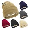 Casual Travel Caps for Women Satin Lined Knit Hat Women, Winter Warm Soft Beanies, Fashion Stretchy Breathable Headwear Frizz-free Hair Protection,