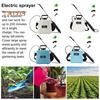 5L/8L Electric Garden Sprayer Backpack Lawn Sprayer with 3 Nozzles Retractable Wand Adjustable Strap Garden Spraying Tool for Watering Fertilizing