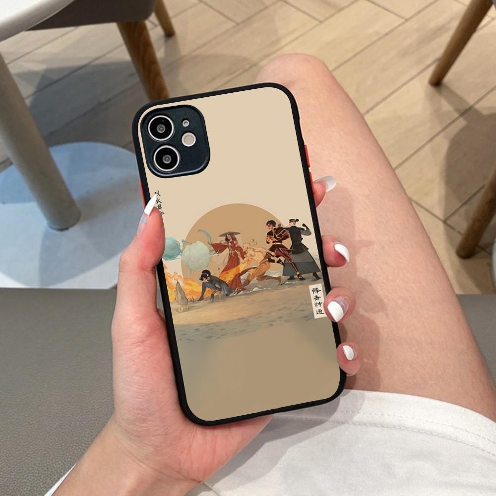 A-AvatarS Аватар: Легенда об Аанге Аниме Чехол для телефона Для IPhone 14 X XR XS 7 8 Plus 11 12 13 Pro MAX 13mini Матовый противоударный чехол