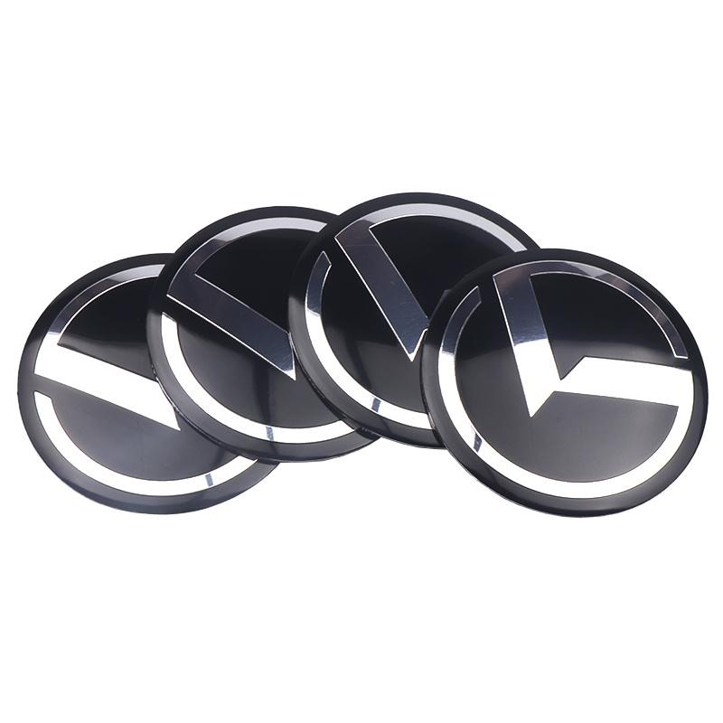 4pcs 56/60/65mm Car Wheel Center Hub Caps Stickers Badge Cover For KIA GT Line Forte Seltos K5 Sportage Ceed Soul Cerato Sedona