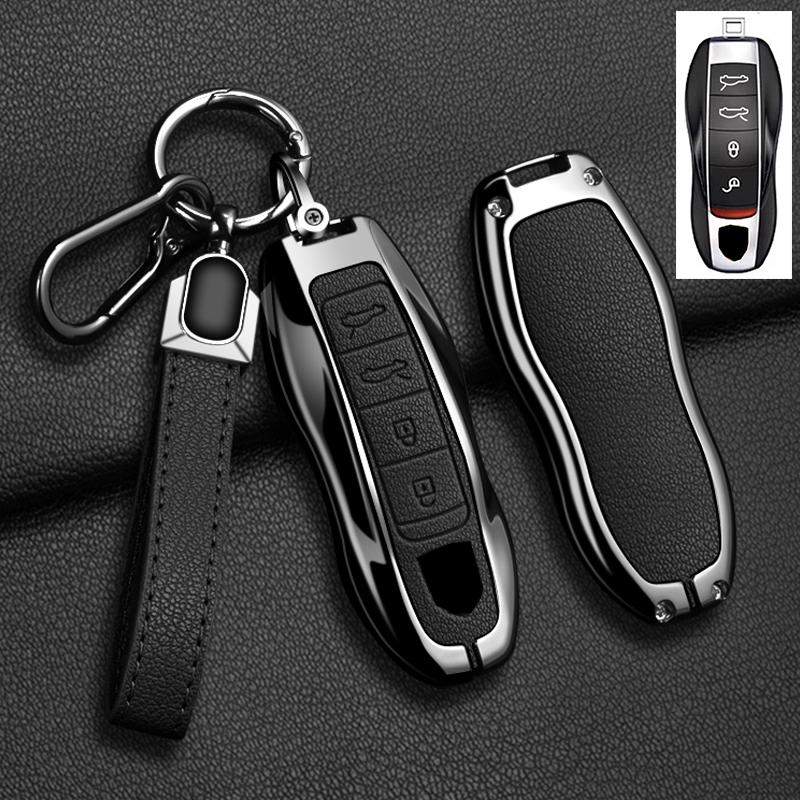 AABKR1 Car Key Case Cover For Porsche Cayenne 958 911 Lepin 996 Macan Boxster Panamera 997 944 924 Panamera 718 971 9YA Protect Keychai