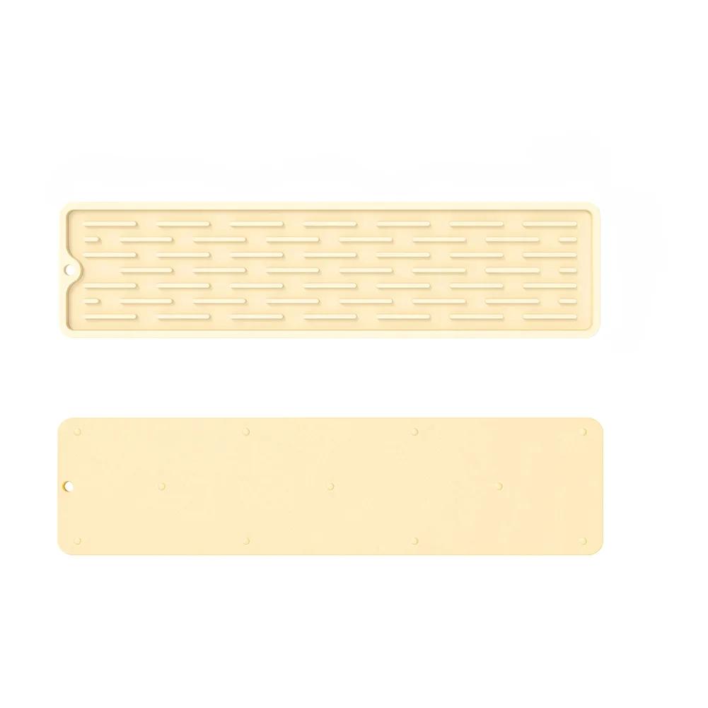 Силиконовый коврик для кухонного крана, защита от капель, коврик для сбора воды, коврик для слива раковины, водонепроницаемый нескользящий гаджет для ванной комнаты