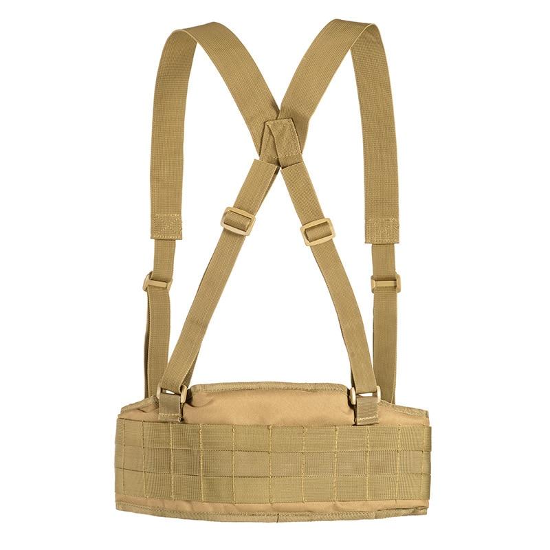 Tactical Molle Belt Army Military Special 1000D Nylon Belt Men's Convenient Combat Girdle EAS H-shaped Soft Padded Adjustable YSXX