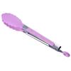 Stainless Steel Kitchen Tongs Silicone Handle BBQ Tong Non-Slip Food Tong Utensil Cooking Clip Clamp Salad Serving Baking Tool