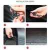 Universal Trunk Storage Net Double Layer Luggage Mesh Net Car Mesh Storage Bag  Back Rear Seat