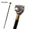 Golden Black Luxury Tiger Head Handle Fashion Walking Stick for Party Decorative Walking Cane Elegant  Knob Walking Stick 93cm
