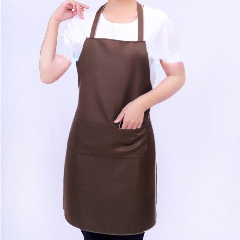 Sleeveless Chef Apron Waterproof Cooking Baking Apron Cute Kitchen Cleaning Apron Home Kitchen