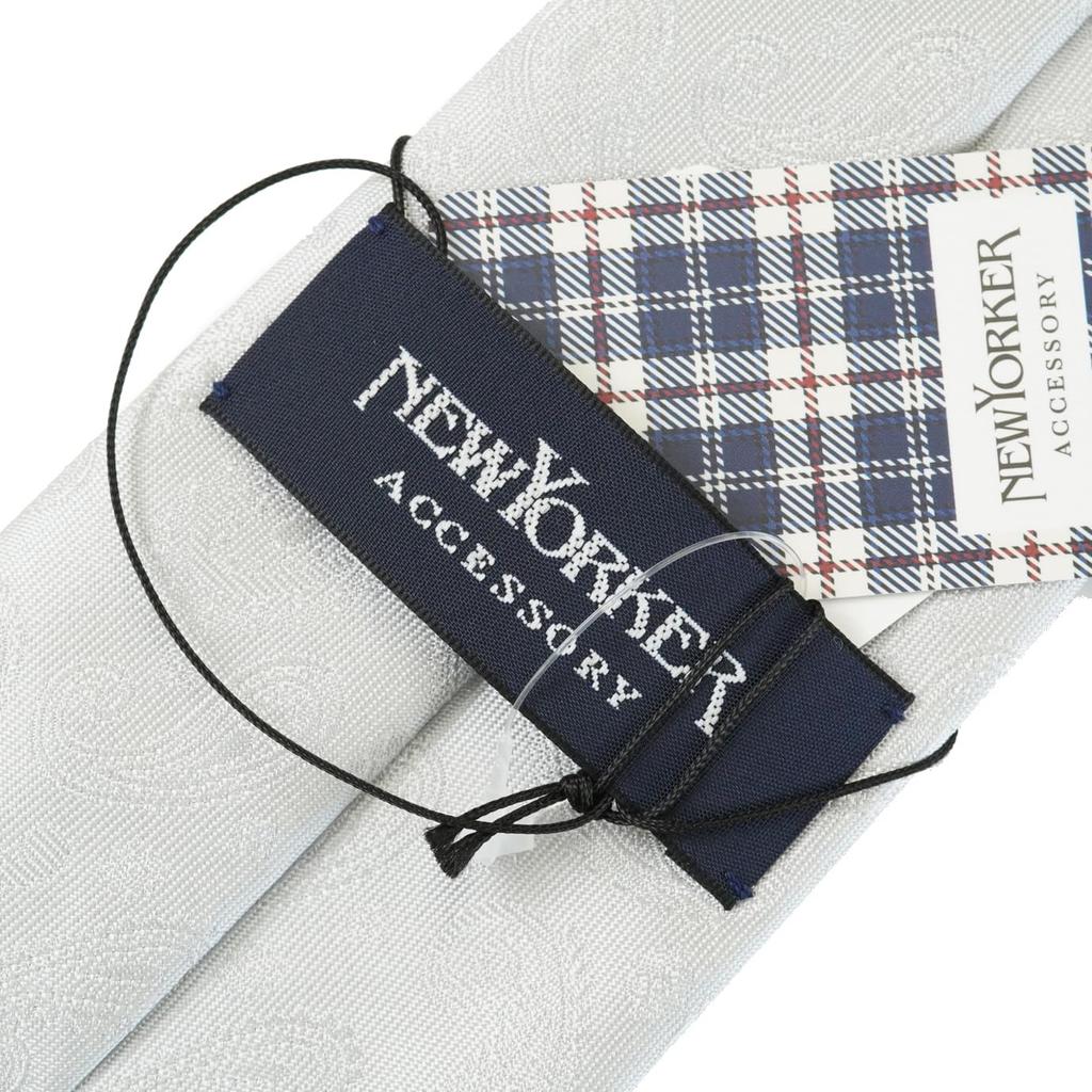 Аксессуар NEWYORKER Однотонный галстук с узором пейсли