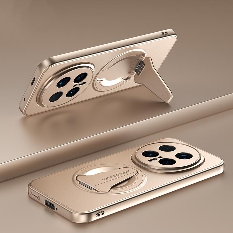 KEYSION Магнитный чехол для телефона HONOR Magic 8 Pro Металлическая краска Силикон+ПК Вертикальная подставка Противоударный чехол для Magic8 Pro 5G