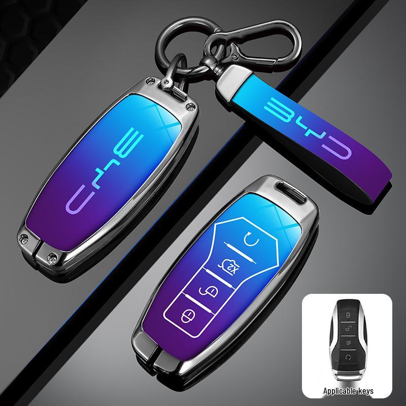 BYD Dolphin 22-24 Key Case: Compatible with Han, Song Plus, Tang DMI, Qin Pro, Yuan E2