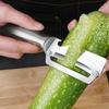 Овощечистки для кухни из нержавеющей стали, многофункциональные скребки для овощей с открывалкой для бутылок, прочные фрукточистки для картофеля