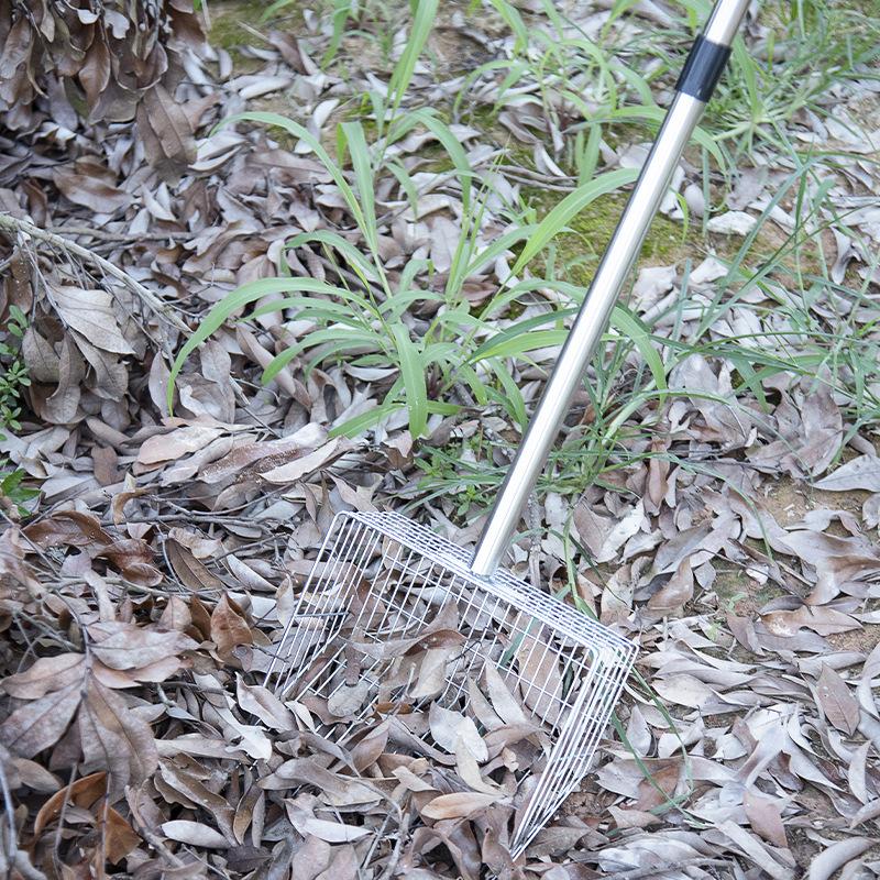 Многофункциональный совок для навоза из нержавеющей стали, регулируемый совок для уборки фекалий длиной 169 см с эргономичной рукояткой